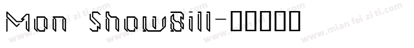 Mon ShowBill字体转换